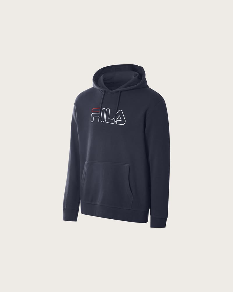 FILA Pánska mikina s kapucňou (navy modrá, M)