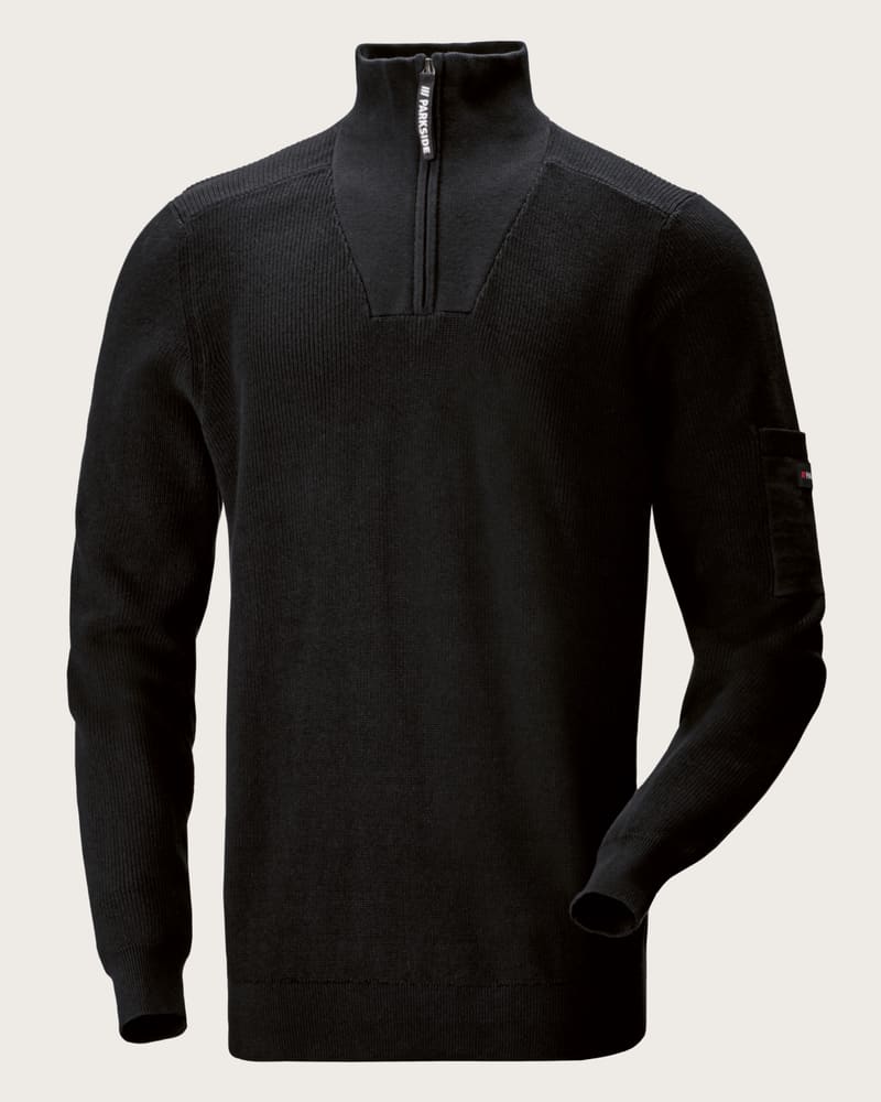 PARKSIDE® Pánsky pletený sveter (čierna, XXL (60/62))