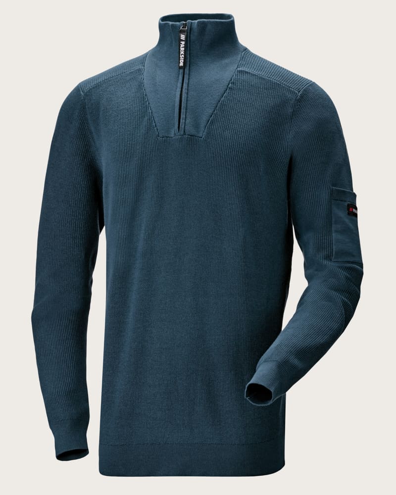 PARKSIDE® Pánsky pletený sveter (modrá, M (48/50))