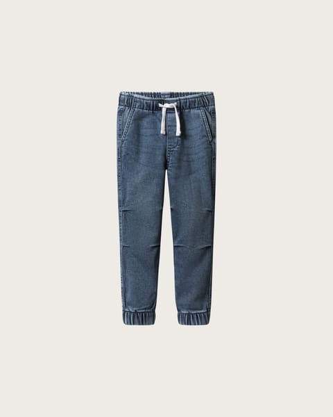 LUPILU® Batoľacie denimové joggery s bavlnou (modrá, 110/116)