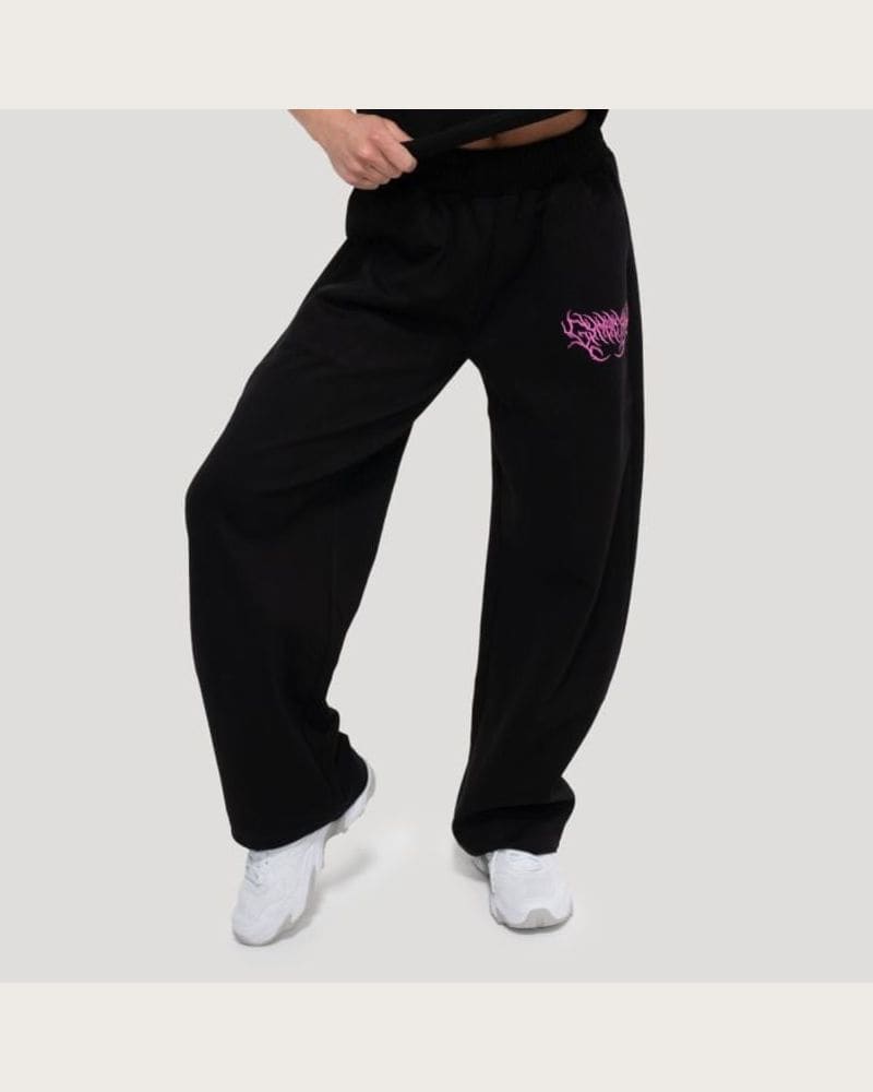 GymBeam Dámske tepláky Thorn Black XS