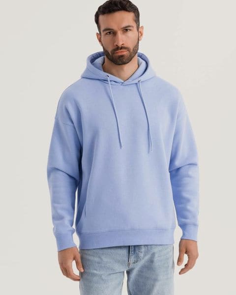 Pastelová levanduľová unisex mikina