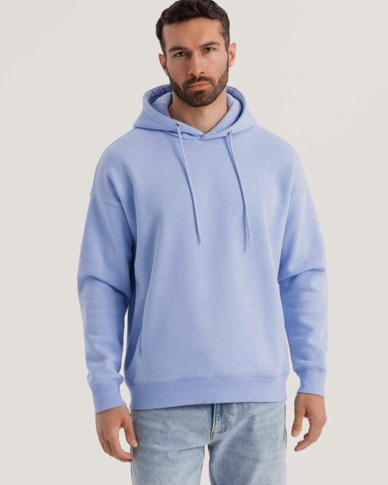 Pastelová levanduľová unisex mikina
