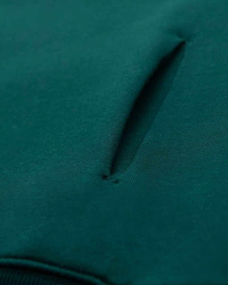 Pútavá zelená unisex mikina – fotka 7