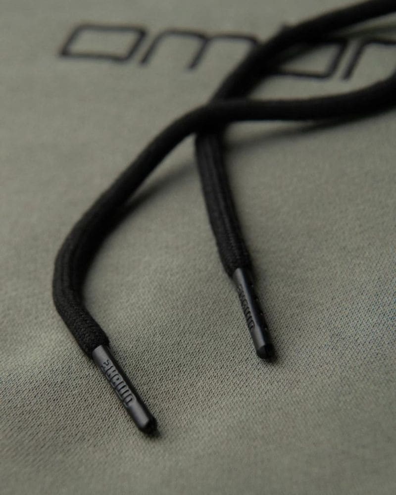 Cool khaki mikina s kapucňou a nápisom na hrudi – fotka 7