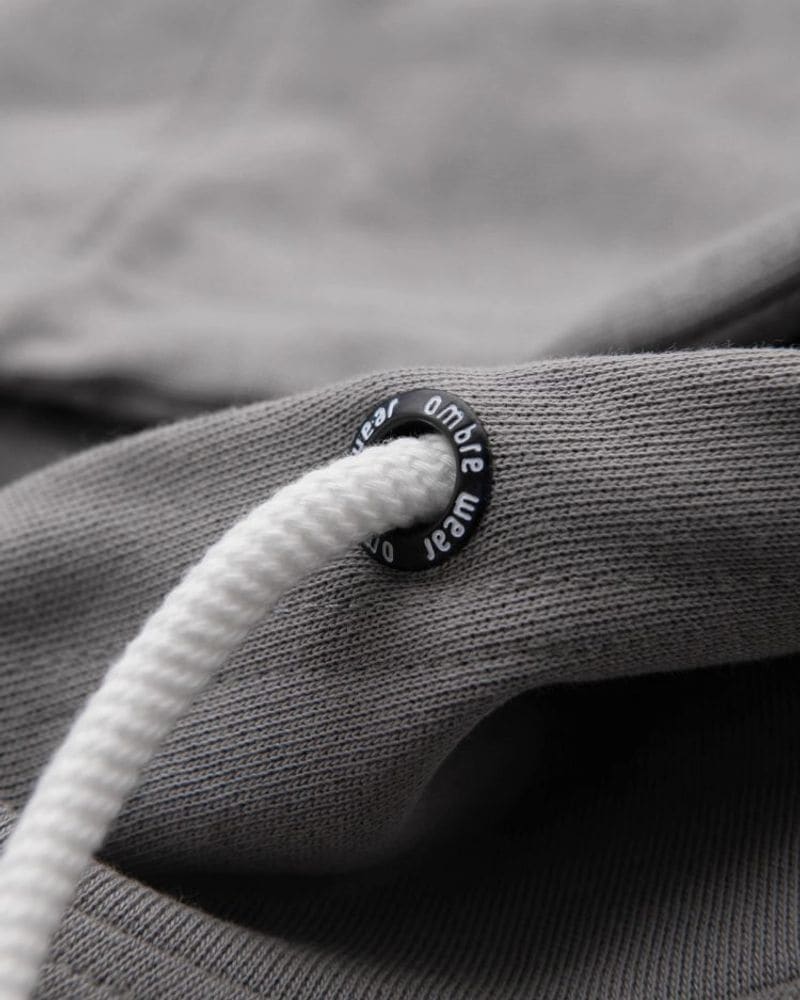 Pánska šedá mikina na zips – fotka 5
