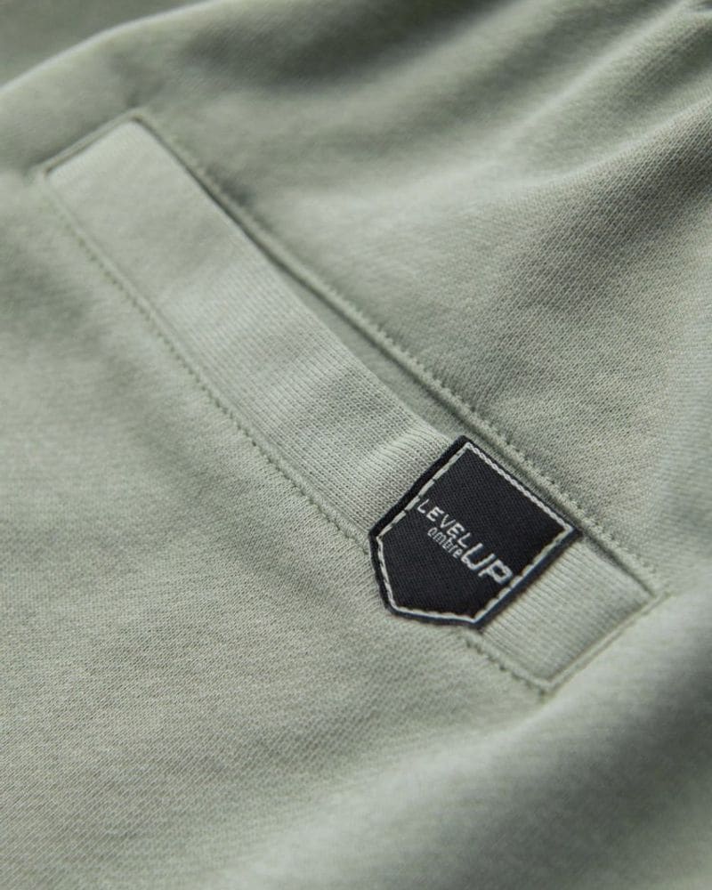 Trendy svetlozelené kraťasy s logom – fotka 7