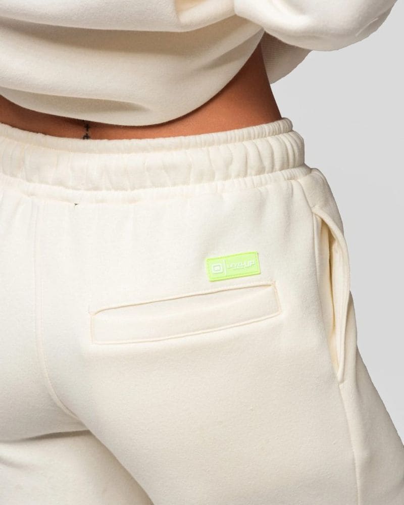 Sada unisex kraťasov s logom krémové/fialové – fotka 8