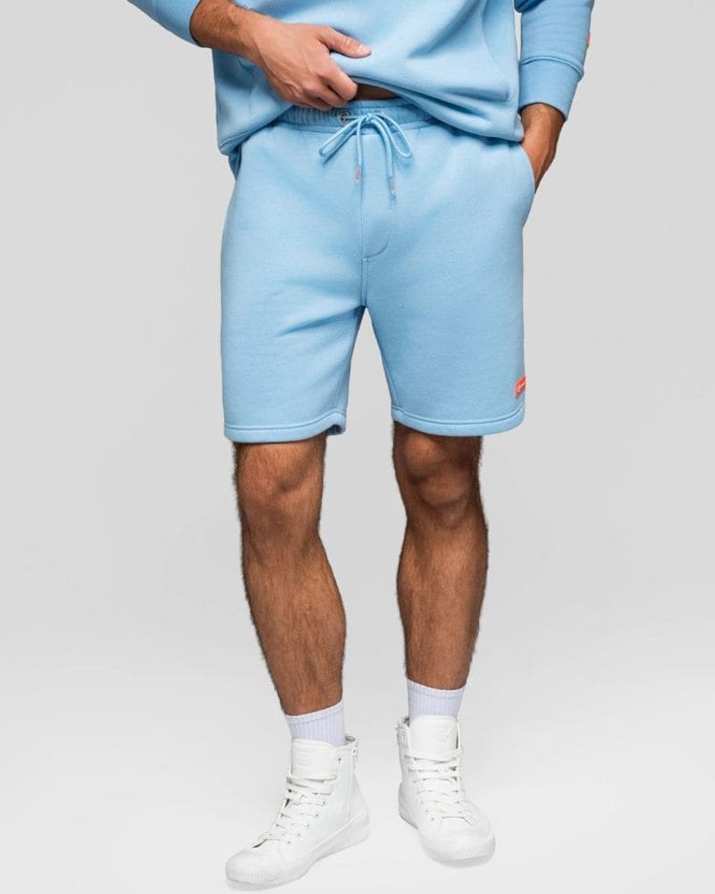 Sada unisex kraťasov s logom modré/fialové – fotka 2
