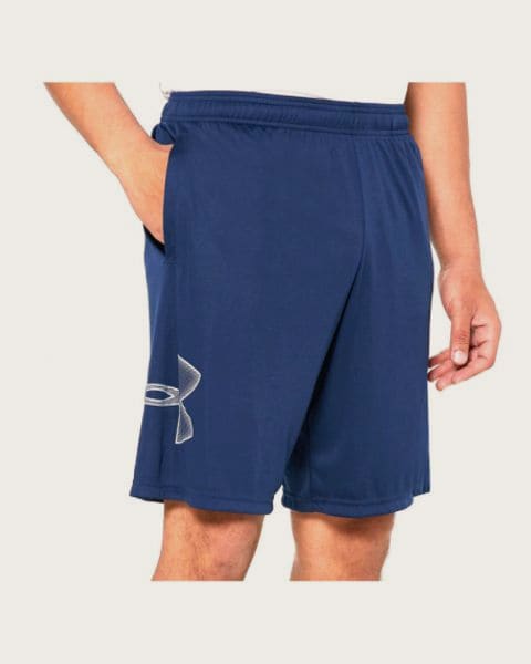 Pánske tréningové kraťasy UNDER ARMOUR UA TECH GRAPHIC SHORT-NVY