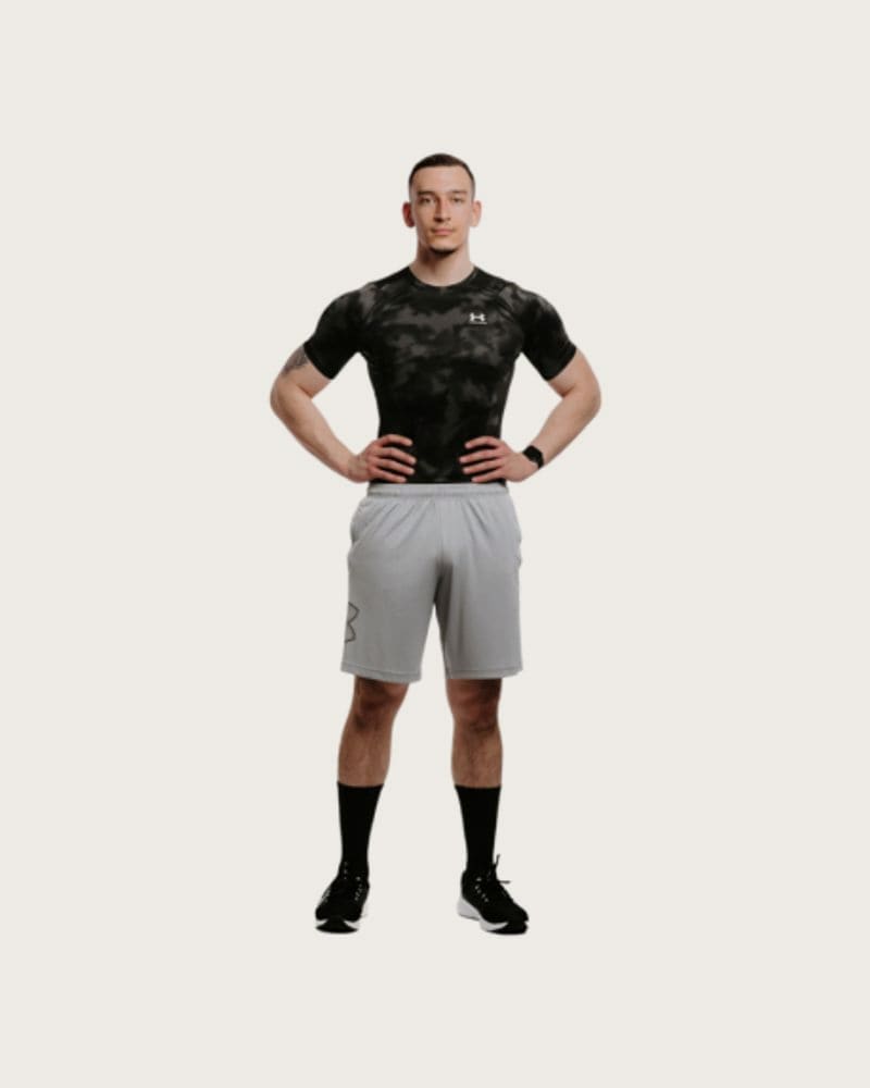Pánske tréningové kraťasy UNDER ARMOUR UA TECH GRAPHIC SHORT-GRY
