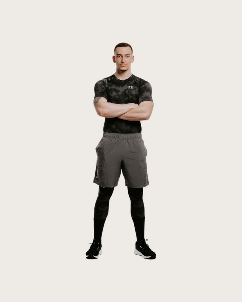 Pánske kompresné legíny UNDER ARMOUR UA HG Armour Leggings-BLK – fotka 4