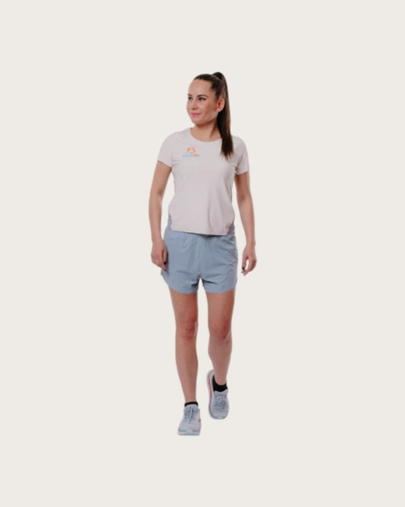 Dámske bežecké kraťasy ANTA Shorts-WOMEN-862125506-1-Pale Aqua Blue
