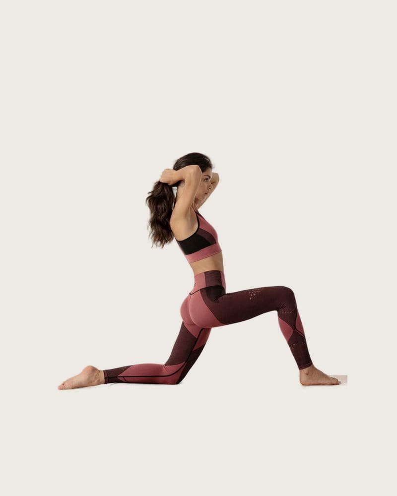 Dámske legíny 4F WOMENS YOGA TROUSERS H4Z21-SPDF015-54S-PINK – fotka 2