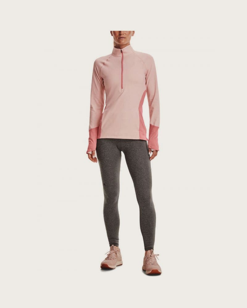 Dámska tréningová mikina s 1 2 zipsom UNDER ARMOUR UA ColdGear 1 2 Zip-PNK – fotka 3