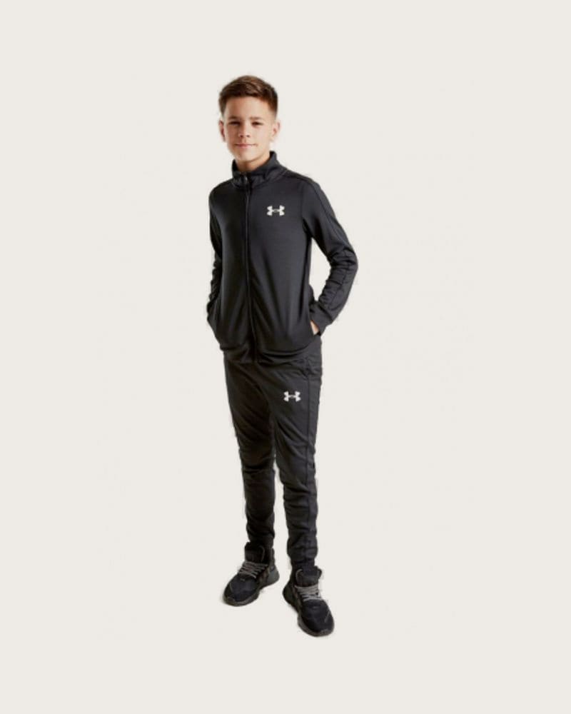 Chlapčenská tepláková súprava UNDER ARMOUR UA Knit Track Suit-BLK