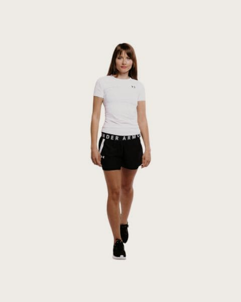 Dámske tréningové kraťasy UNDER ARMOUR Play Up 2-in-1 Shorts-BLK