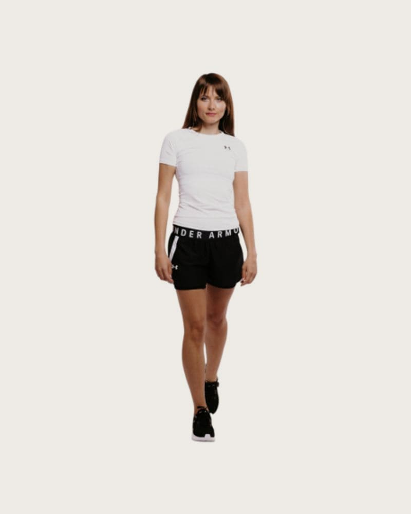 Dámske tréningové kraťasy UNDER ARMOUR Play Up 2-in-1 Shorts-BLK