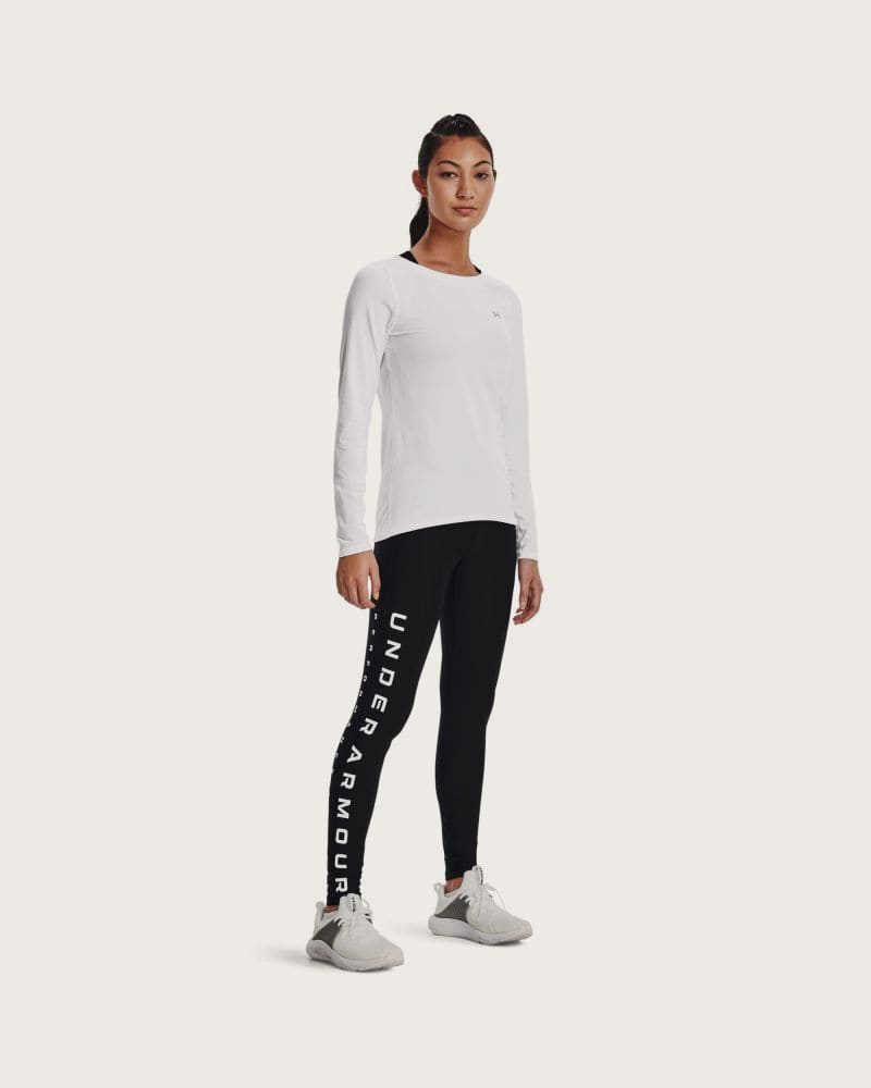 Dámske kompresné legíny UNDER ARMOUR Armour Branded Legging-BLK – fotka 6