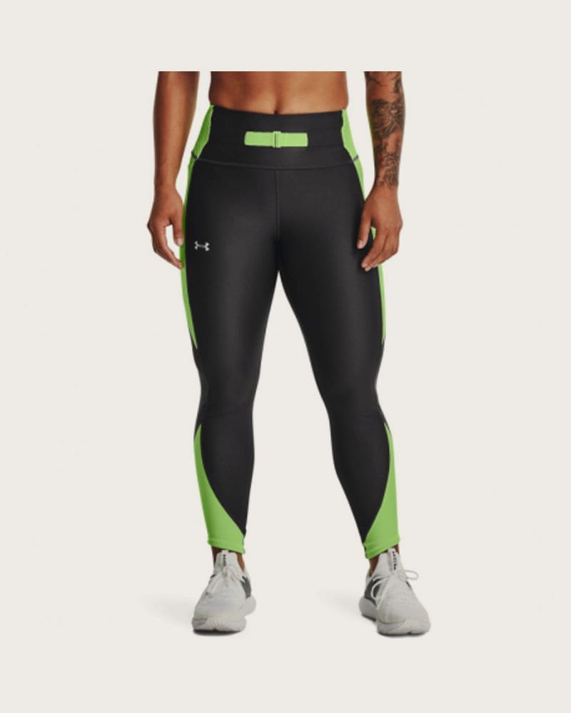 Dámske kompresné legíny UNDER ARMOUR HG Armour Ankle Leg NE-GRY
