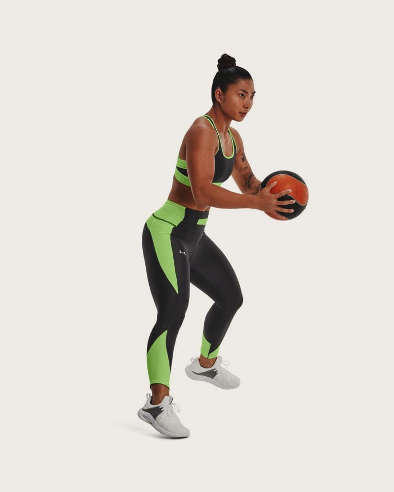 Dámske kompresné legíny UNDER ARMOUR HG Armour Ankle Leg NE-GRY – fotka 7