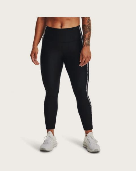 Dámske kompresné legíny UNDER ARMOUR HG Armour Taped Ankle Leg-BLK