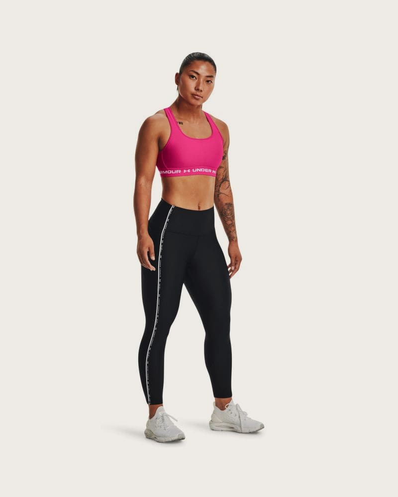 Dámske kompresné legíny UNDER ARMOUR HG Armour Taped Ankle Leg-BLK – fotka 3