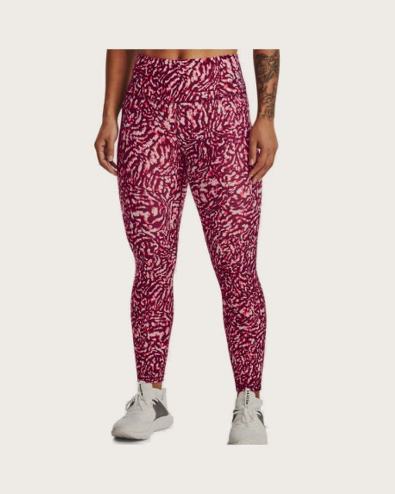 Dámske legíny UNDER ARMOUR Armour AOP Ankle Leg-PNK