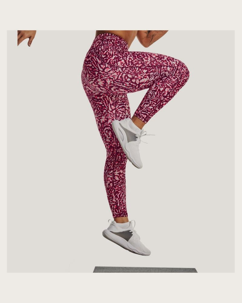 Dámske legíny UNDER ARMOUR Armour AOP Ankle Leg-PNK – fotka 3