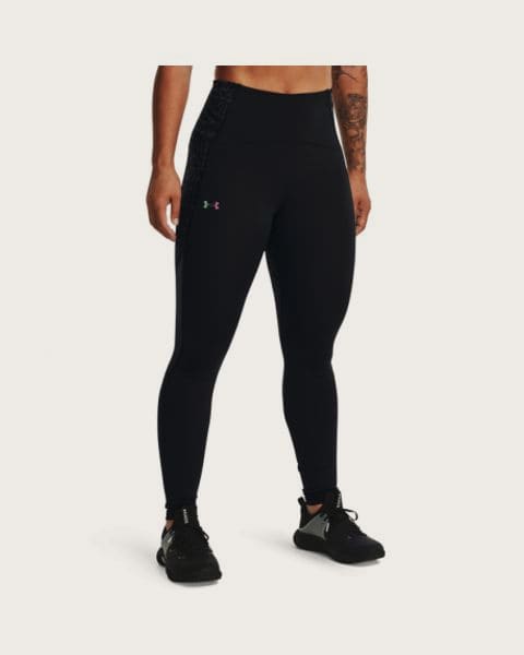 Dámske kompresné legíny UNDER ARMOUR UA Rush Legging 6M Novelty-BLK