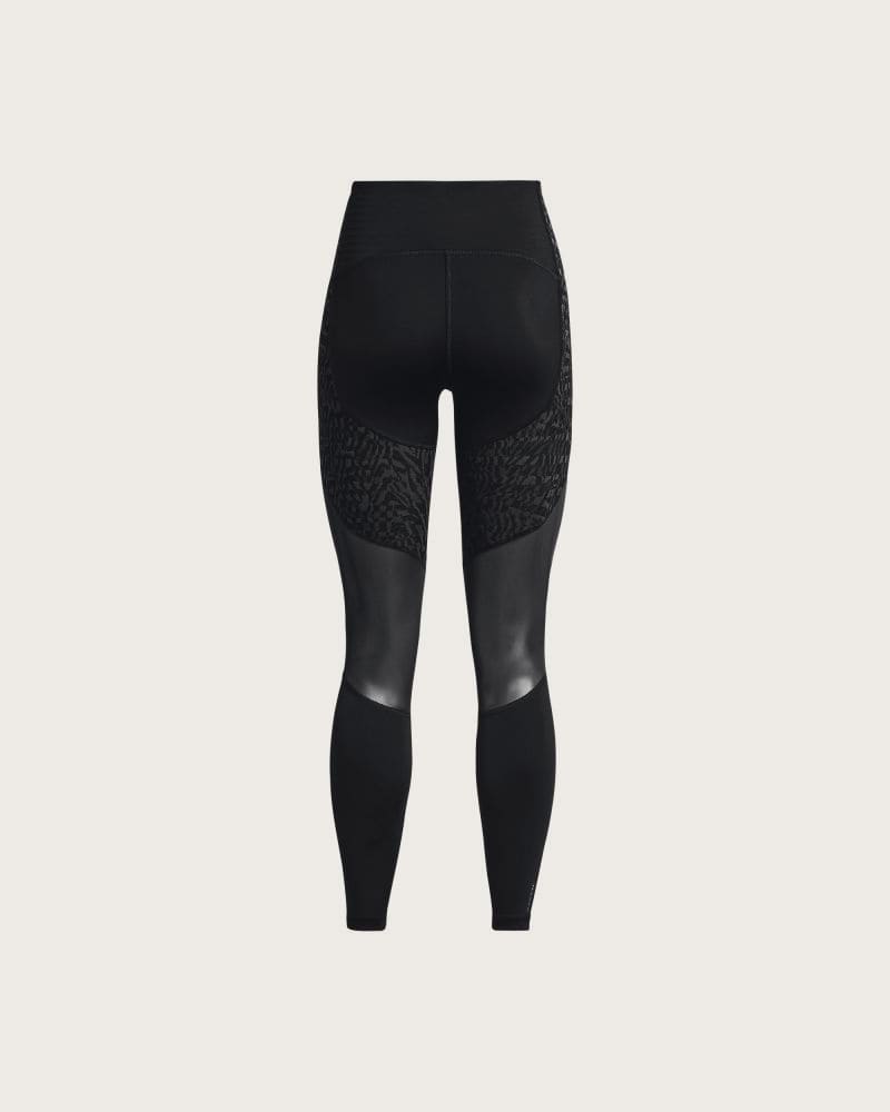 Dámske kompresné legíny UNDER ARMOUR UA Rush Legging 6M Novelty-BLK – fotka 4