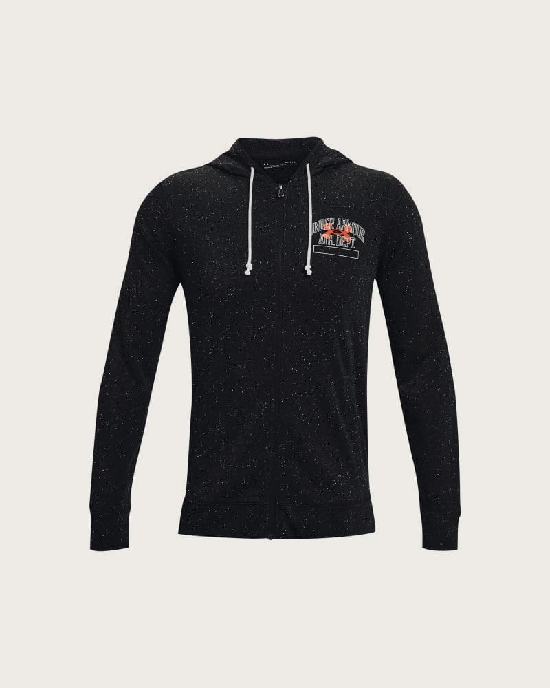 Pánska mikina s kapucňou UNDER ARMOUR UA Rival Try Athlc Dep FZ HD-BLK – fotka 5