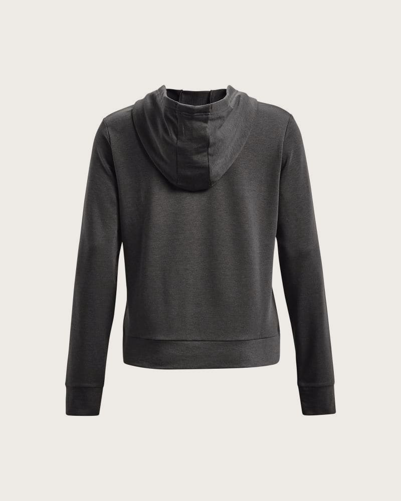 Dámska mikina so zipsom UNDER ARMOUR Rival Terry FZ Hoodie-GRY – fotka 4