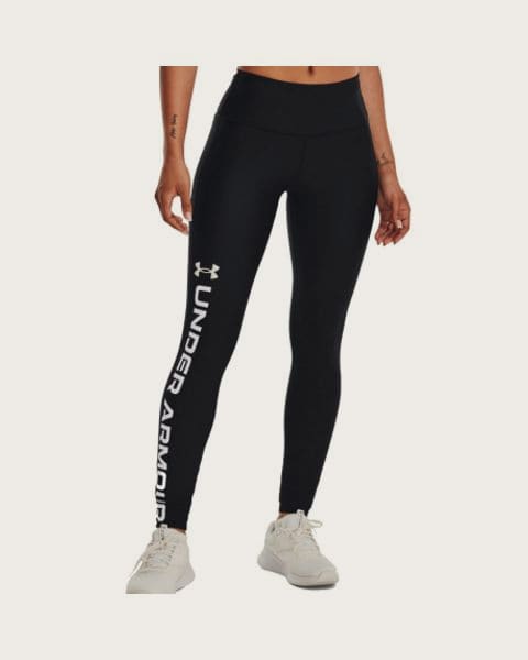 Dámske kompresné legíny UNDER ARMOUR Armour Branded Legging-BLK-1376327-001