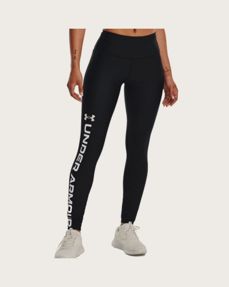 Dámske kompresné legíny UNDER ARMOUR Armour Branded Legging-BLK-1376327-001