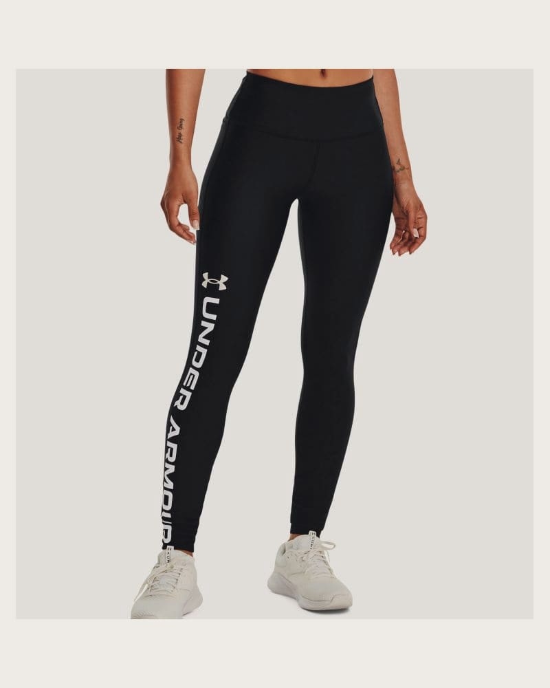 Dámske kompresné legíny UNDER ARMOUR Armour Branded Legging-BLK-1376327-001 – fotka 2