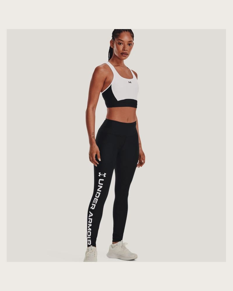 Dámske kompresné legíny UNDER ARMOUR Armour Branded Legging-BLK-1376327-001 – fotka 4