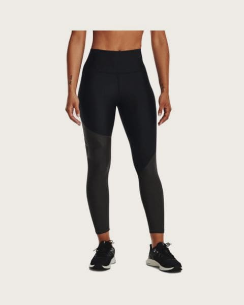 Dámske kompresné legíny UNDER ARMOUR Armour Colorblock Ankle Leg-BLK-1373936-001