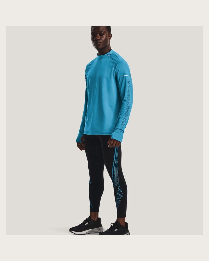 Pánske kompresné legíny UNDER ARMOUR UA FLY FAST 3.0 COLD TIGHT-BLK-1373440-001 – fotka 3