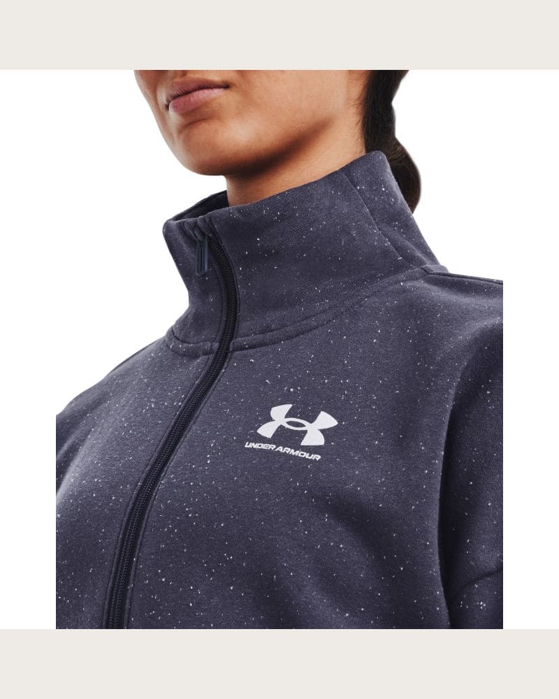 Dámska tréningová mikina s 1 2 zipsom UNDER ARMOUR Rival Fleece HZ-GRY-1373030-558 – fotka 2