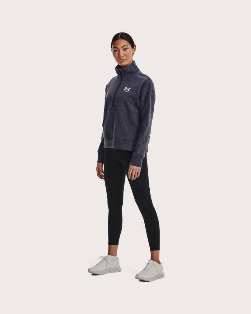 Dámska tréningová mikina s 1 2 zipsom UNDER ARMOUR Rival Fleece HZ-GRY-1373030-558 – fotka 6
