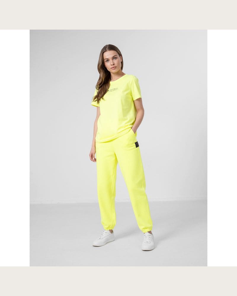 Dámske tepláky 4F WOMENS TROUSERS SPDD012-45S-CANARY GREEN – fotka 3