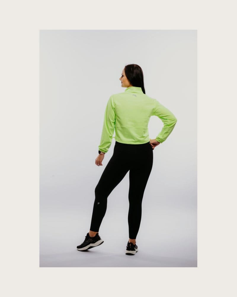 Dámska bežecká mikina s 1 2 zipsom ANTA Knit Track Top-862225702-1-SS22_Q2-Fluorescent Green – fotka 4