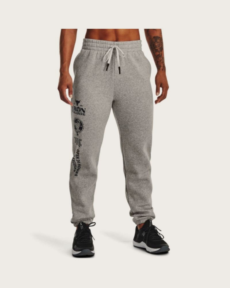 Dámske tepláky UNDER ARMOUR Hm Gym Flc Pant-GRY