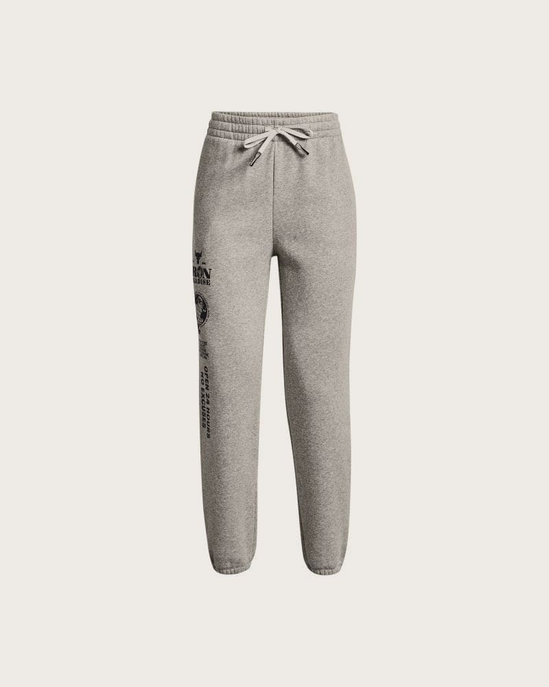 Dámske tepláky UNDER ARMOUR Hm Gym Flc Pant-GRY – fotka 5