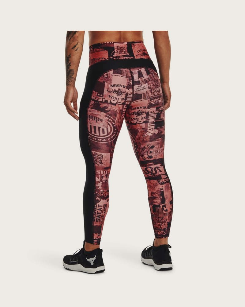 Dámske legíny UNDER ARMOUR HG Ankle Lg Print-PNK – fotka 3