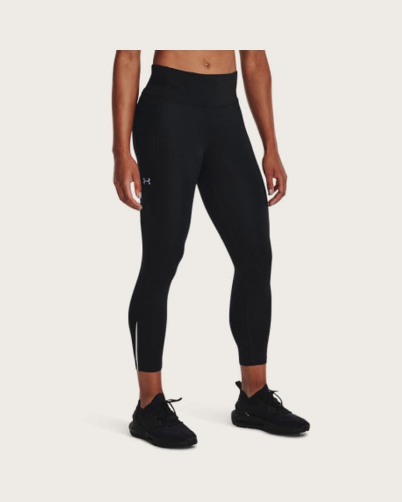 Dámske kompresné legíny UNDER ARMOUR UA Fly Fast 3.0 Ankle Tight-BLK