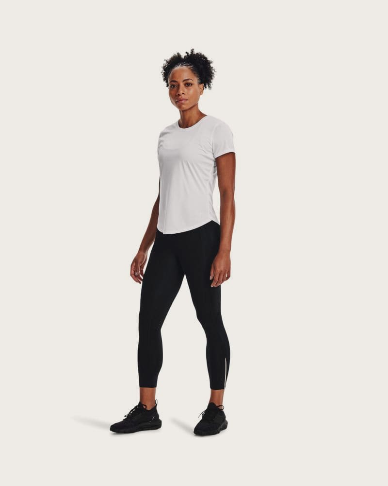 Dámske kompresné legíny UNDER ARMOUR UA Fly Fast 3.0 Ankle Tight-BLK – fotka 3
