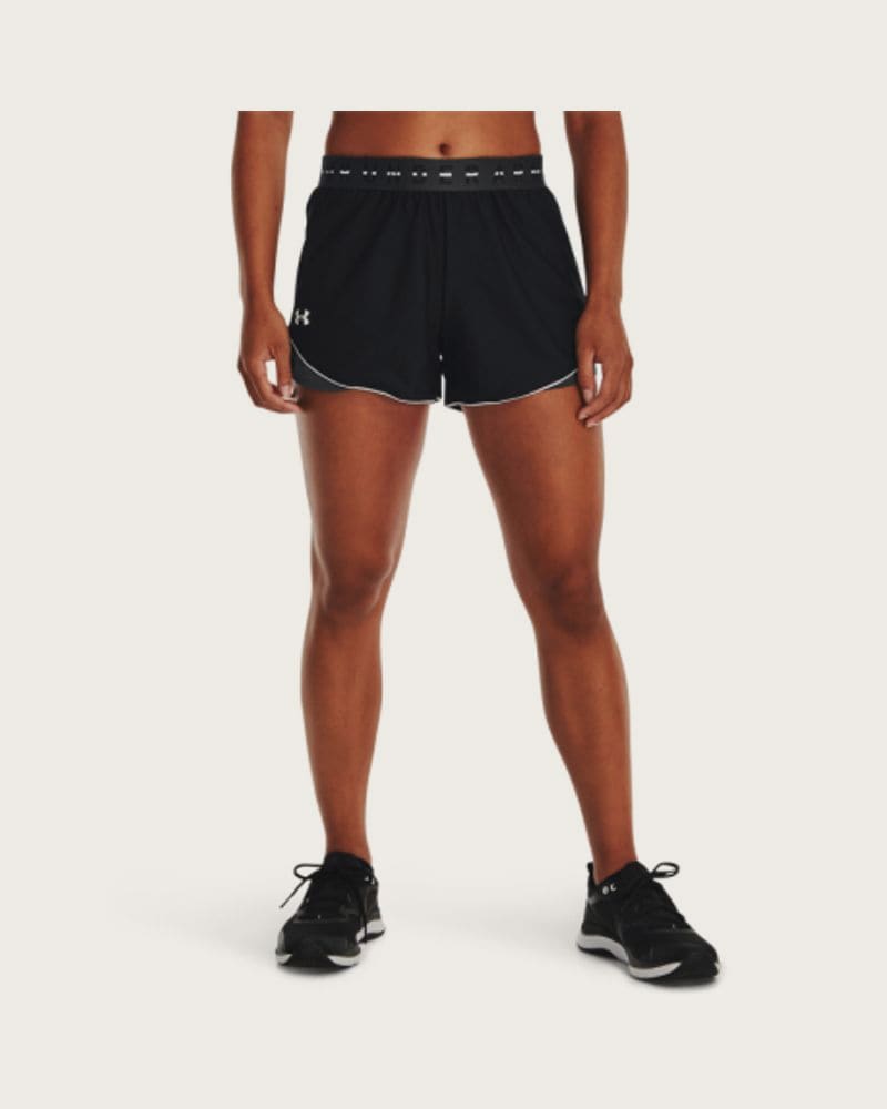 Dámske tréningové kraťasy UNDER ARMOUR UA Play Up CB Short -BLK