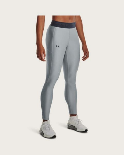 Dámske legíny UNDER ARMOUR Armour Branded WB Leg-BLU-GHL